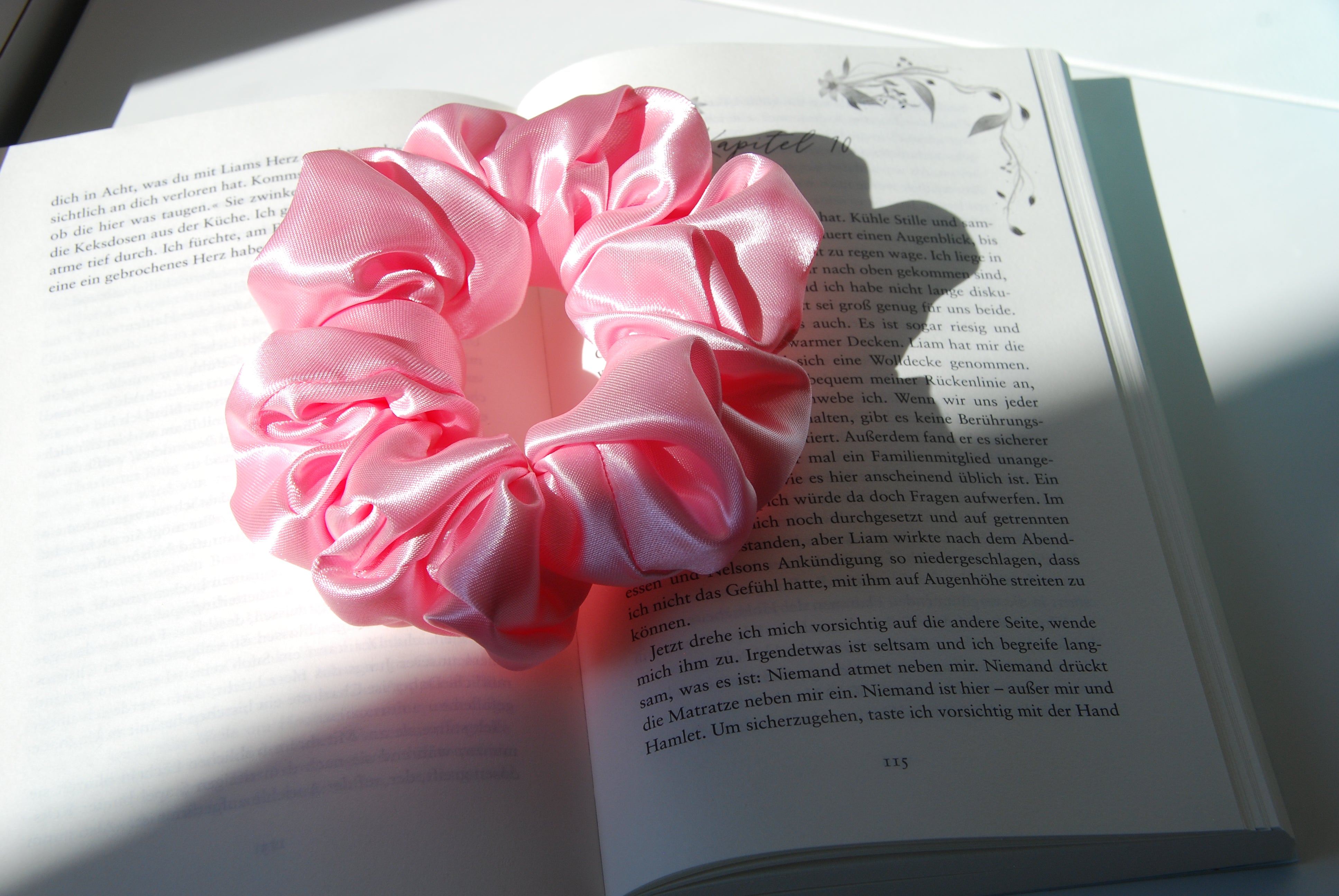Blush Midi Satin Scrunchie